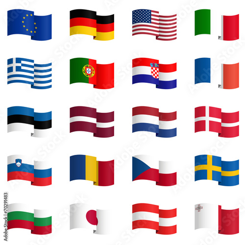collection of country flags 1
