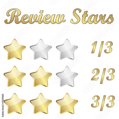 review stars