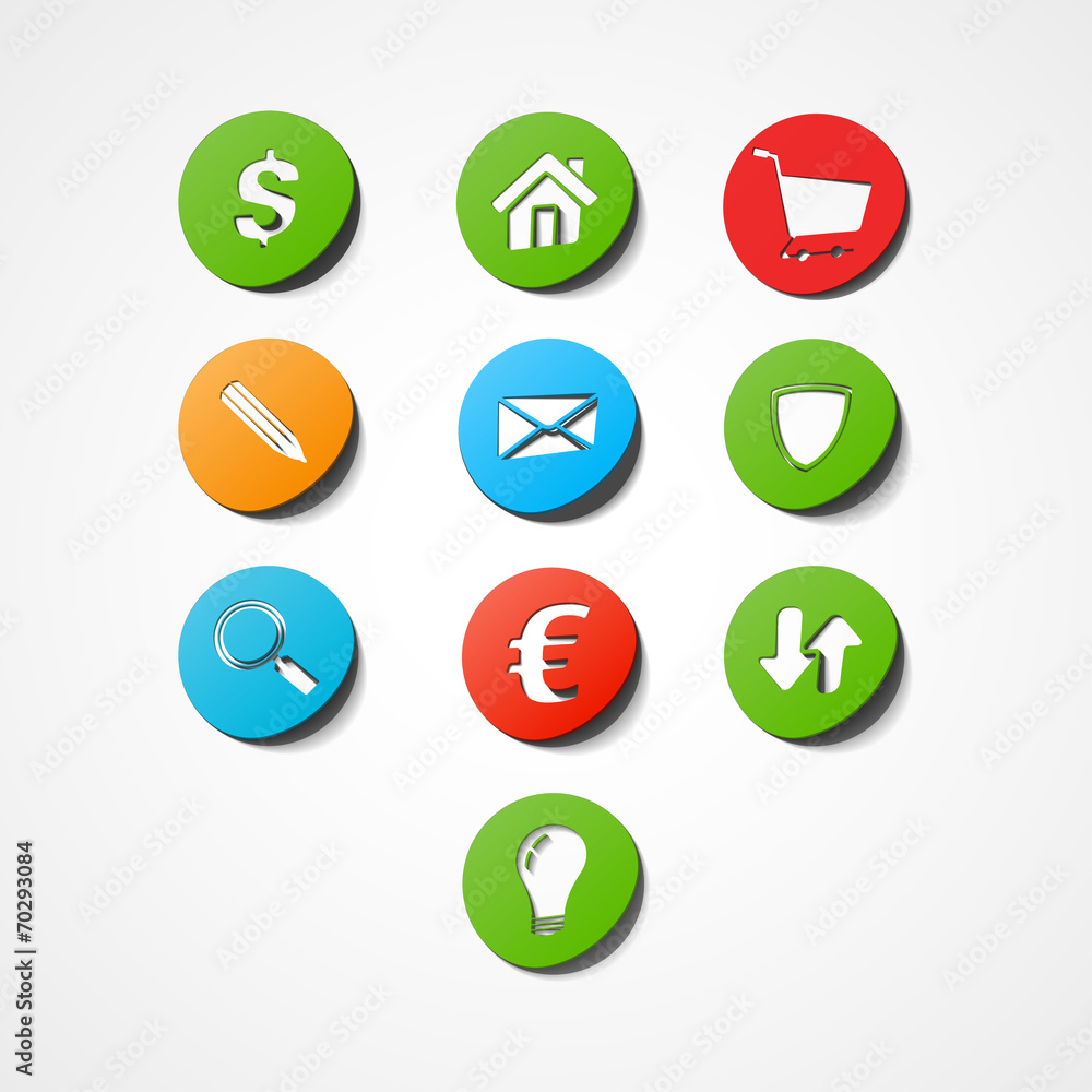 set business web icon set business web icon