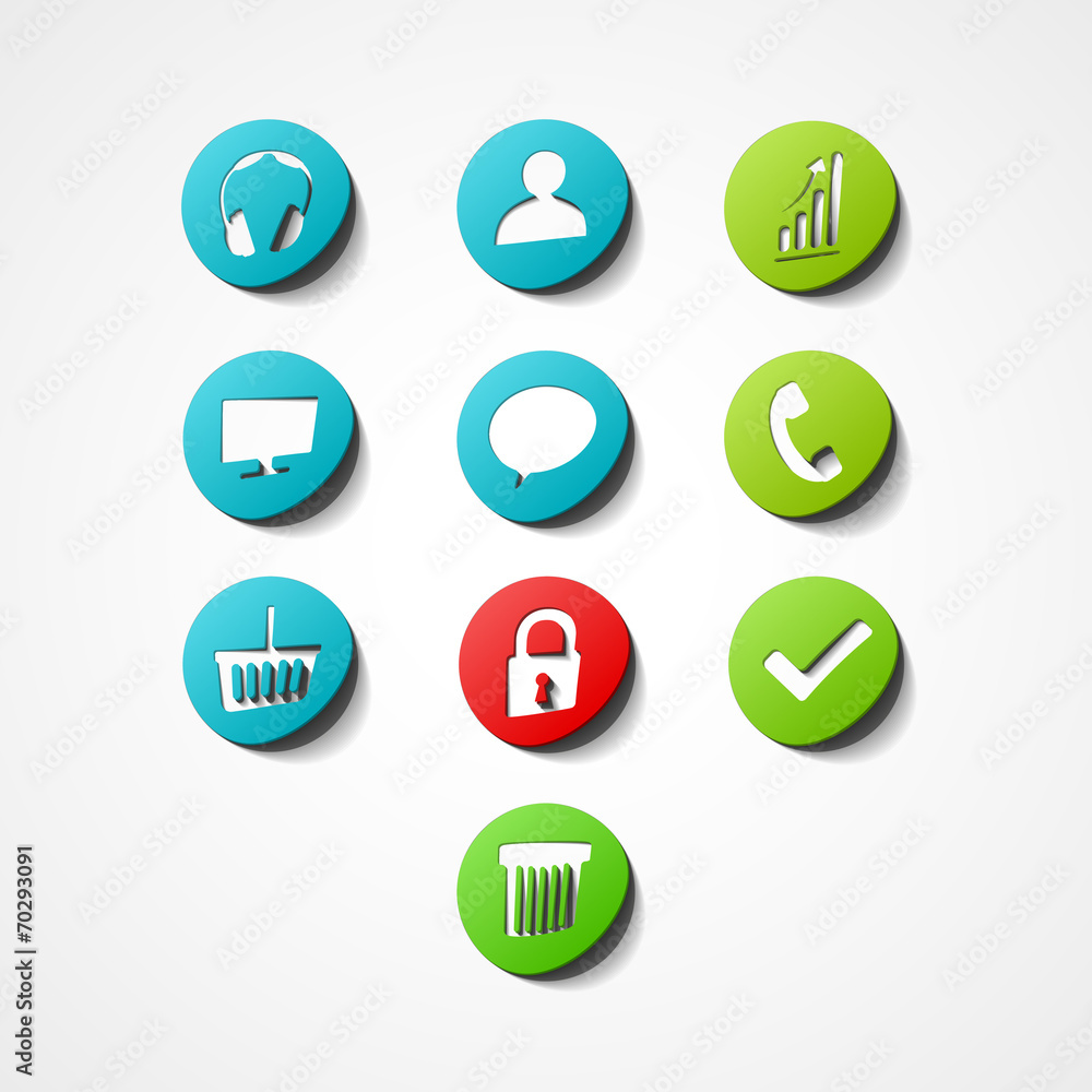 set concept web icon set concept web icon