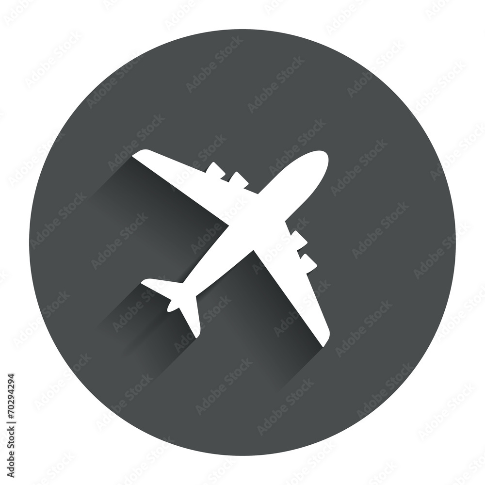 Airplane sign. Plane symbol. Travel icon. Airplane sign. Plane symbol. Travel icon.