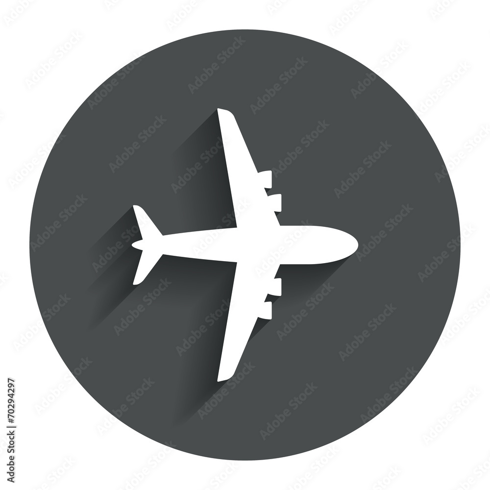 Airplane sign. Plane symbol. Travel icon. Airplane sign. Plane symbol. Travel icon.
