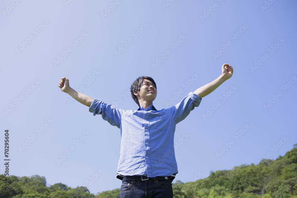 爽やかな青年 爽やかな青年