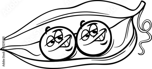 like two peas in a pod coloring page