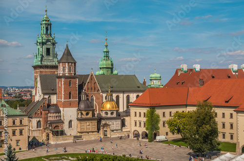 Wawel castle in Krakow Poland