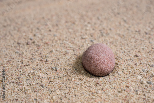 zen garden sand waves and rock sculptures