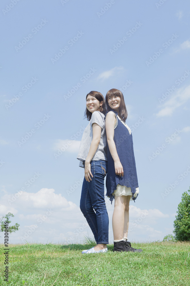 愉快な女子学生 愉快な女子学生