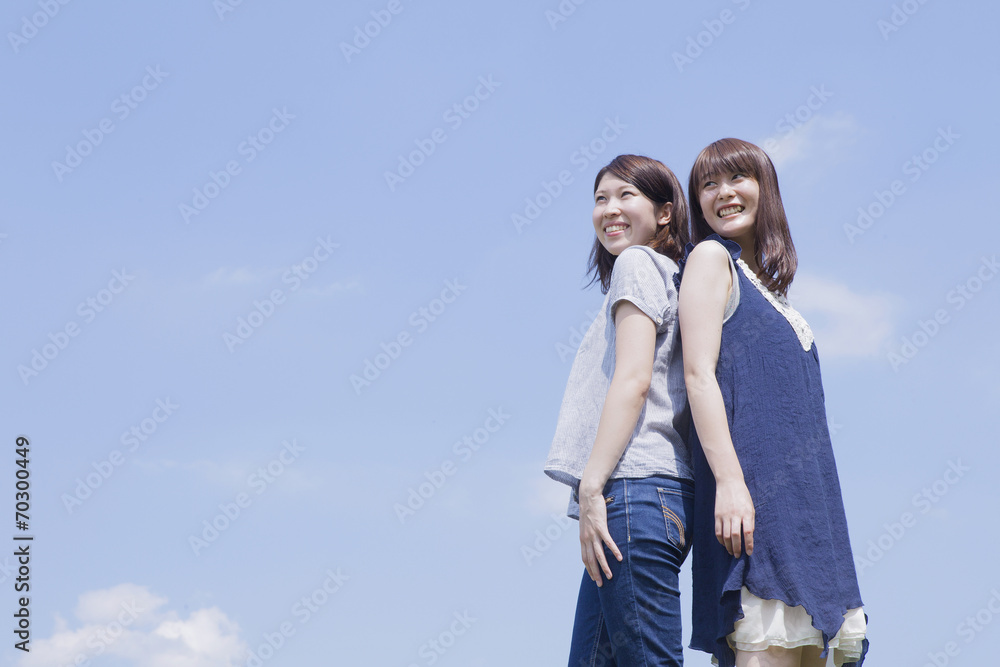 愉快な女子学生 愉快な女子学生