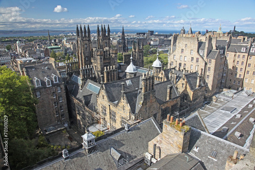 Edinburgh in Scotland, UK