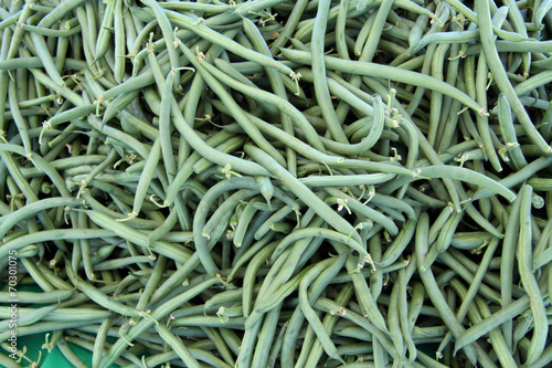 fresh organic green beans