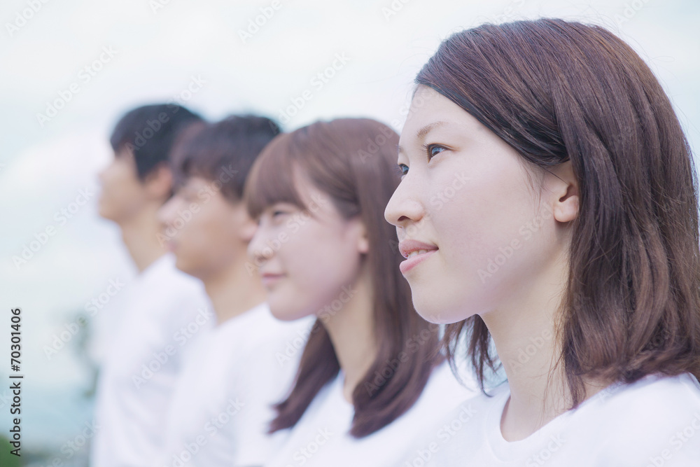 清涼感のある若者達 清涼感のある若者達