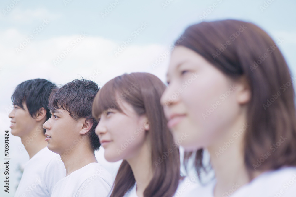 清涼感のある若者達 清涼感のある若者達
