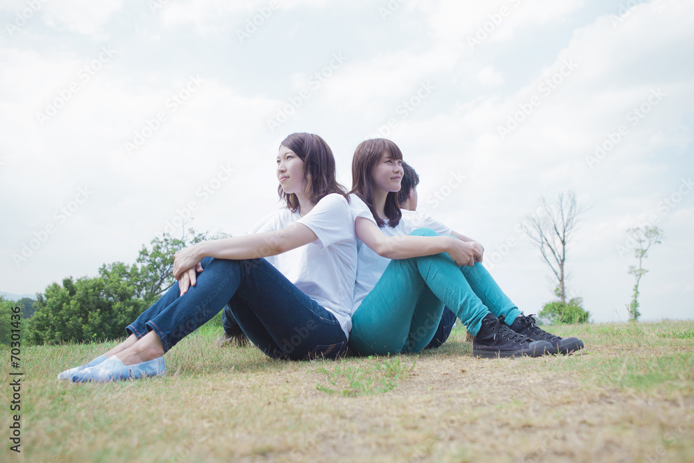 清涼感のある若者達 清涼感のある若者達