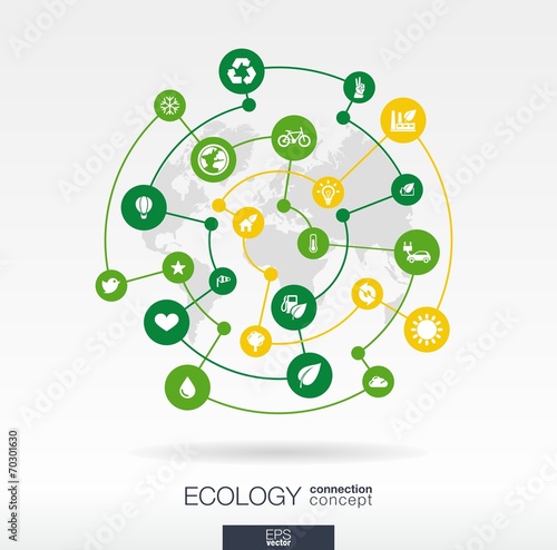 Ecology connection concept.