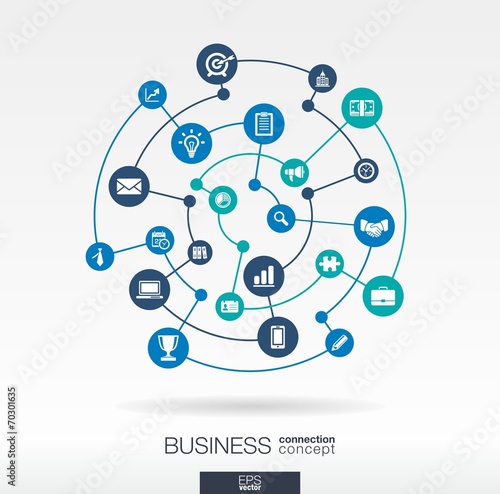 Business connection concept.