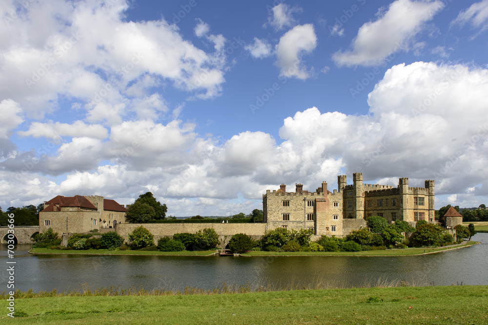 east view of Leeds castle, Maidstone, England