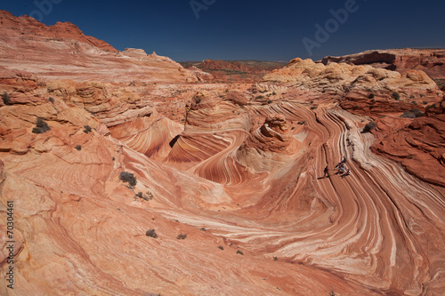 USA - coyote buttes - the wave formation photo