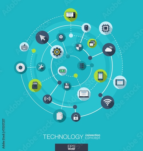 Technology connection concept.
