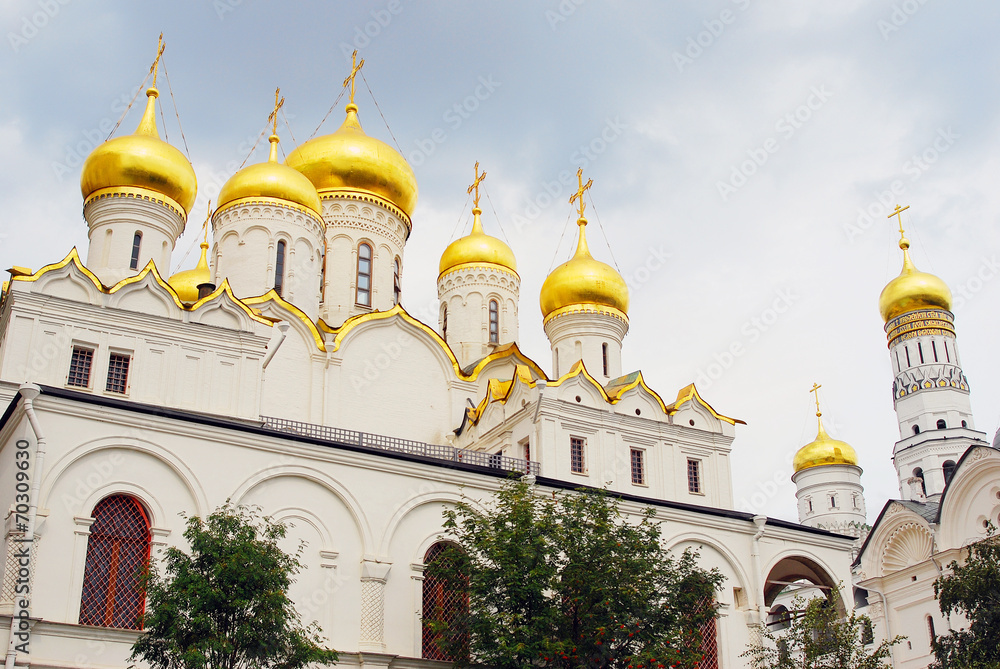 Annunciation church in Moscow Kremlin. UNESCO  Heritage Site.