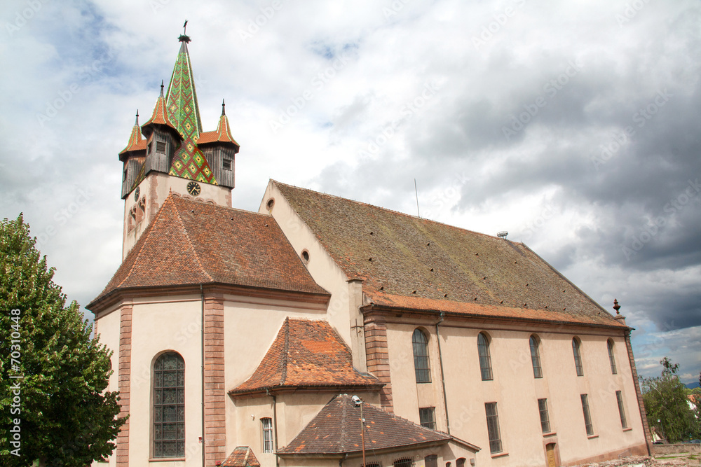 Eglise saint Georges de Chatenoix en Alsace, Bas Rhin