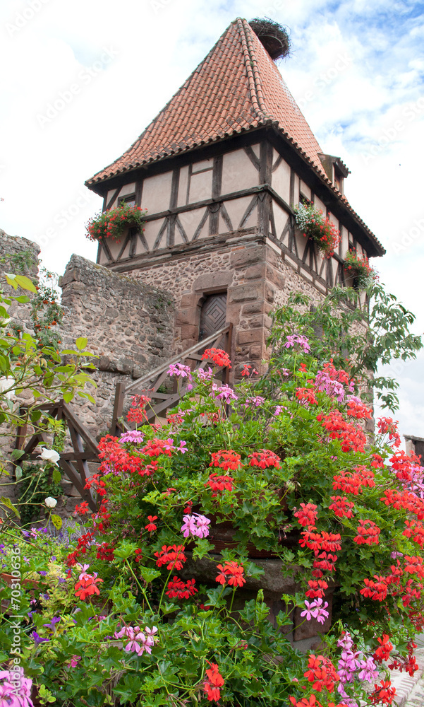La Tour des Sorcières à Chatenoix en Alsace, Bas Rhin