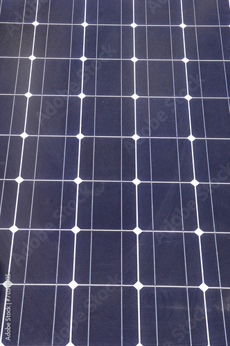 Solar panel closeup