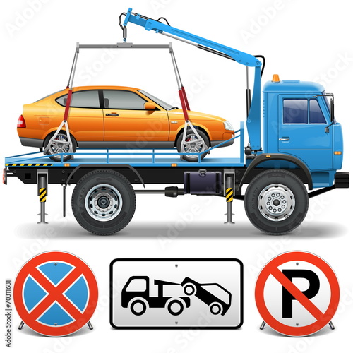 Vector Tow Truck