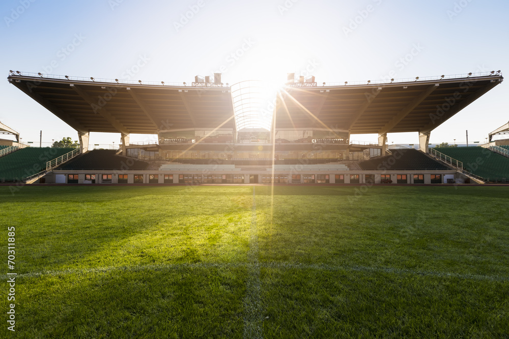 Fototapeta premium old soccer stadium