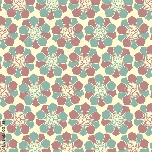 Abstract seamless pattern - art nouveau