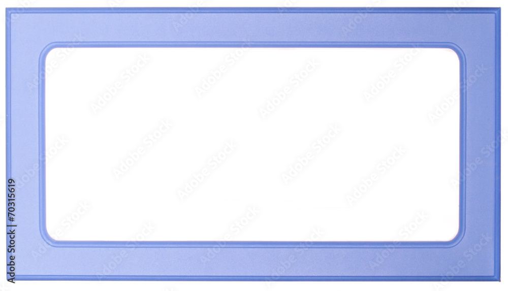 Wooden frame for picture on white background Wooden frame for picture on white background