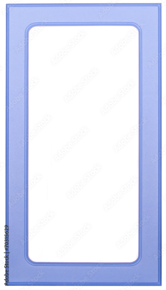 Wooden frame for picture on white background Wooden frame for picture on white background