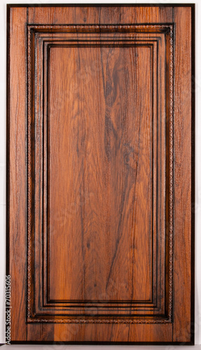 wooden cabinet doors isolated on white background