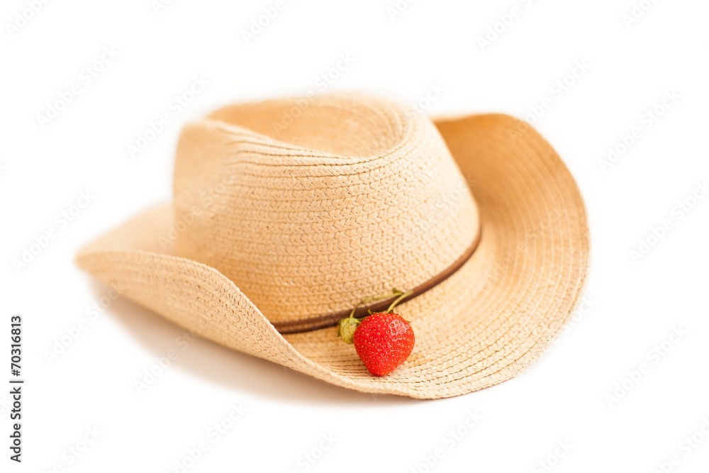 Isolated strawberry Isolated strawberry