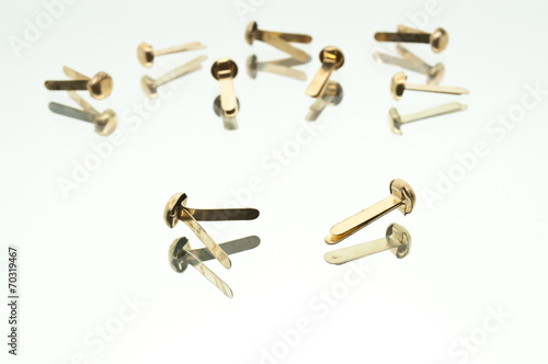 Collection Of Brass Brads photo