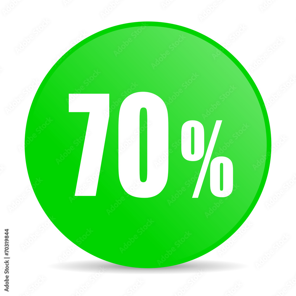 70 percent internet icon 70 percent internet icon