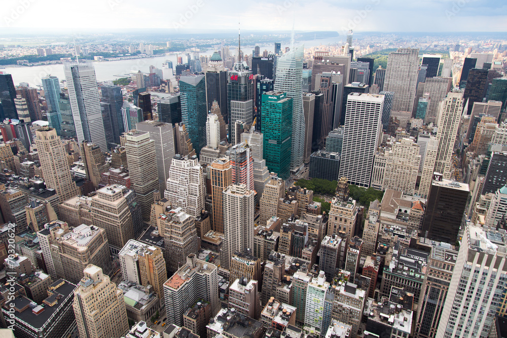 Fototapeta premium New York von oben