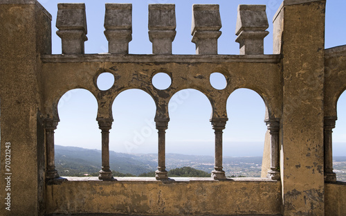 Arabian gallery in Pena palace  Sintra