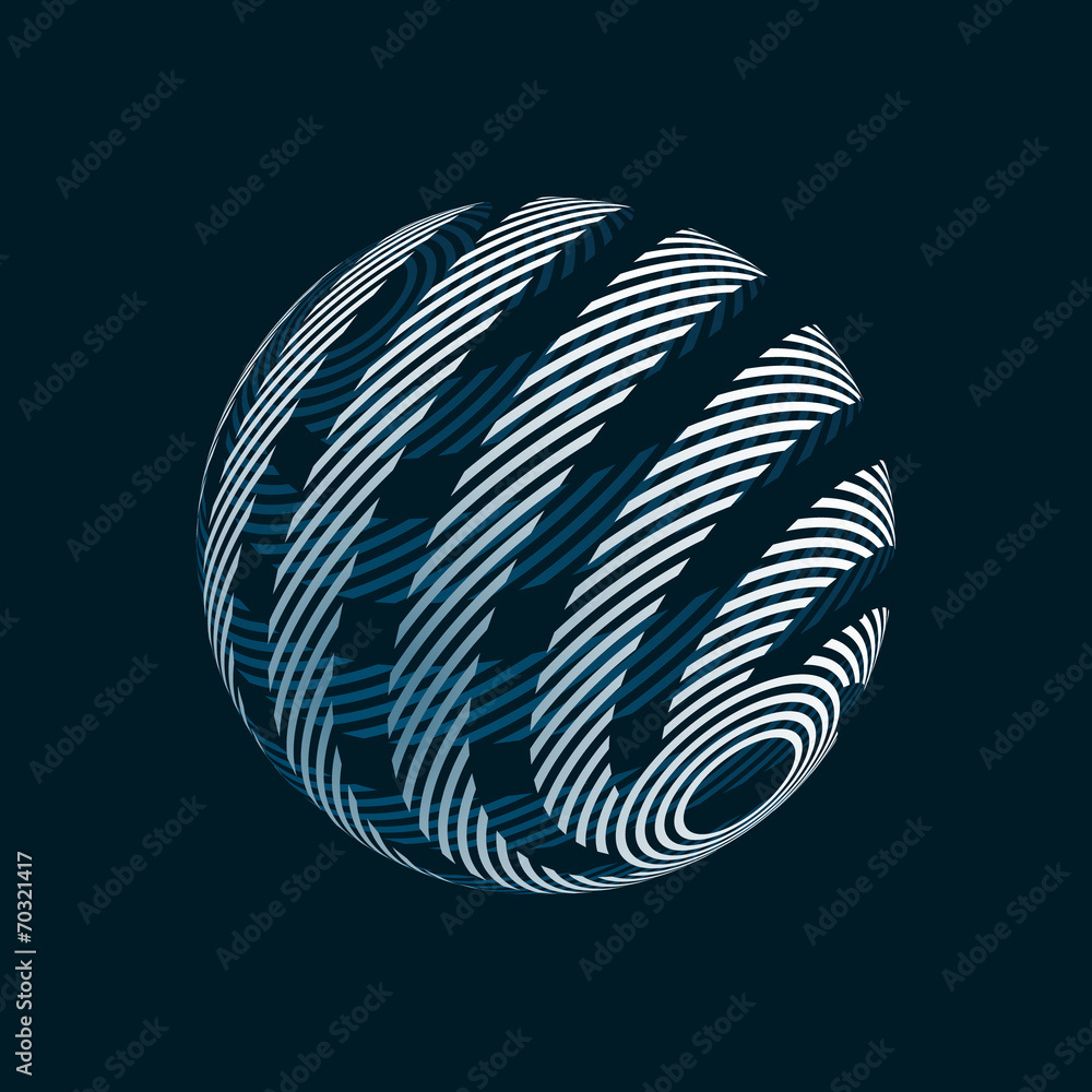 Obraz premium Streszczenie Globe