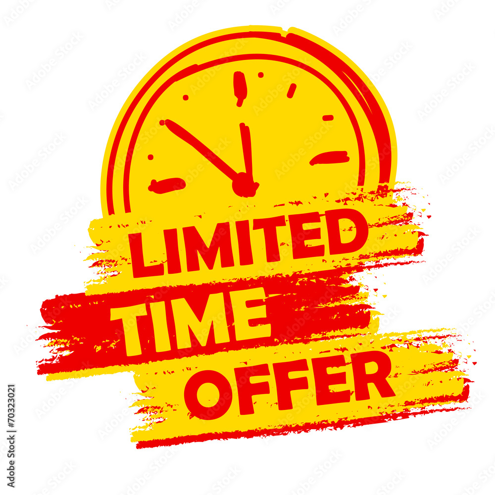 Limited offer. Best offer. We offer you to take. Make an offer. Best offer.