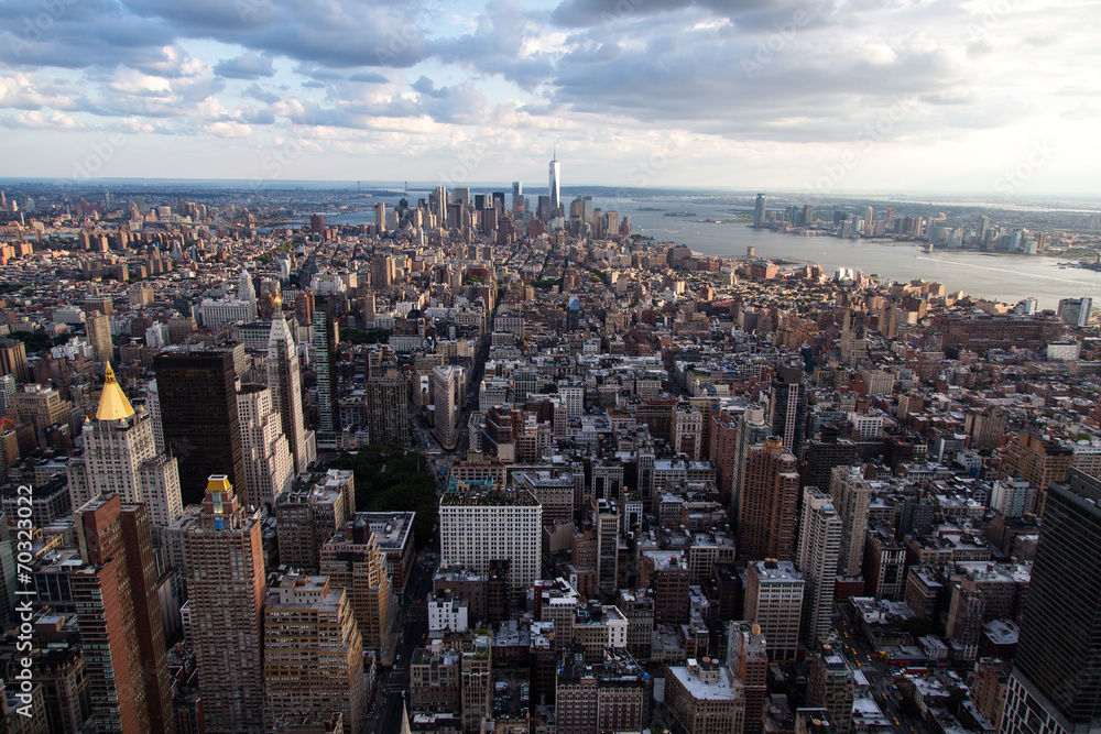 Fototapeta premium New York von oben