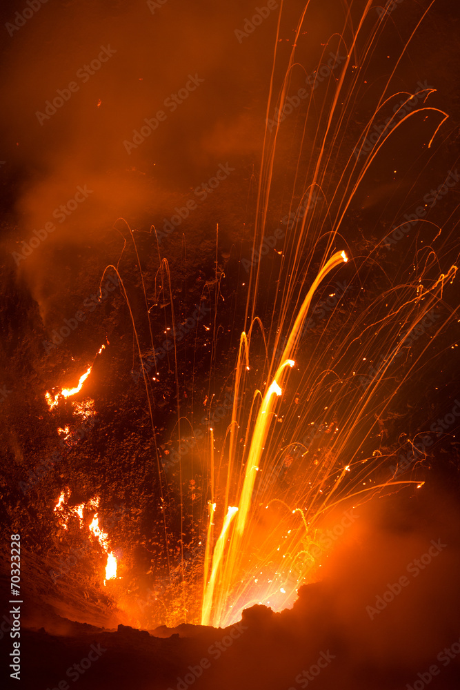 Фотография Volcano Yasur Eruption