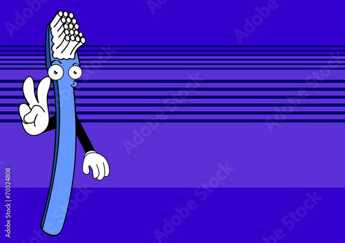 toothbrush cartoon background5