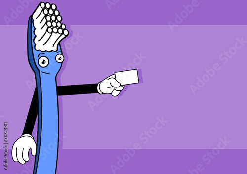 toothbrush cartoon background4