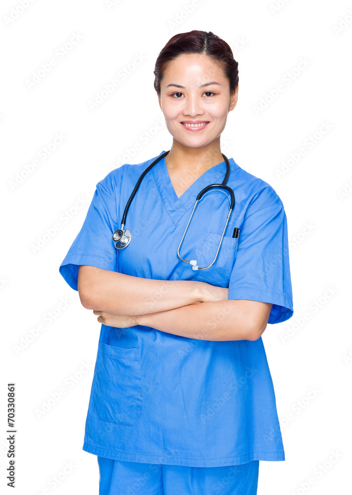Female doctor portrait Female doctor portrait
