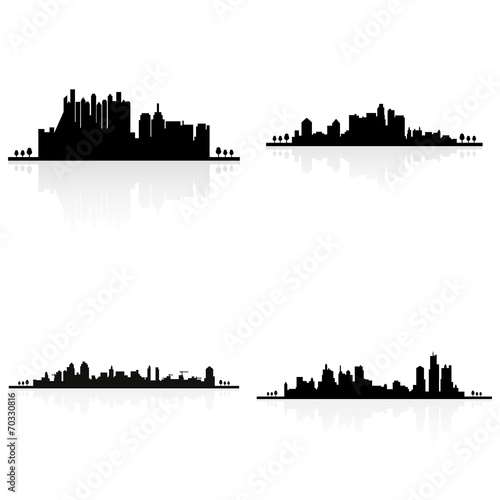 Building silhouettes