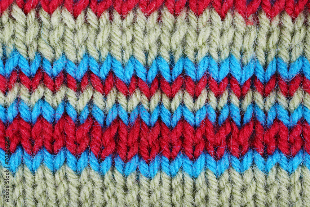 Knitted fabric background close up Knitted fabric background close up
