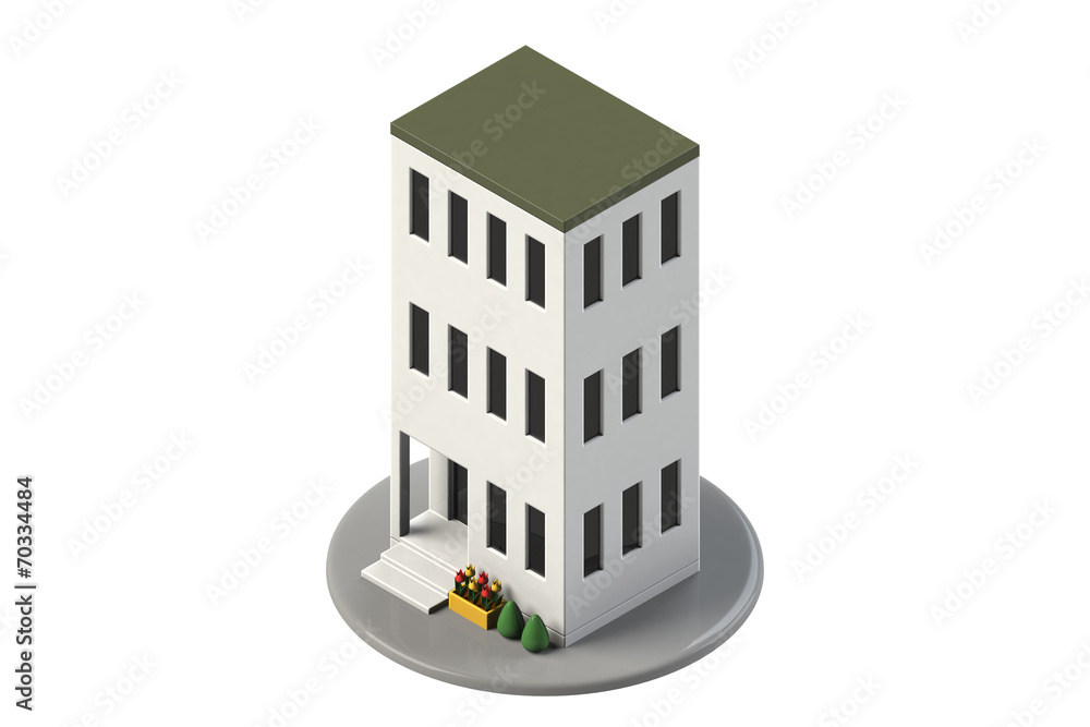三階建てのビル 三階建てのビル