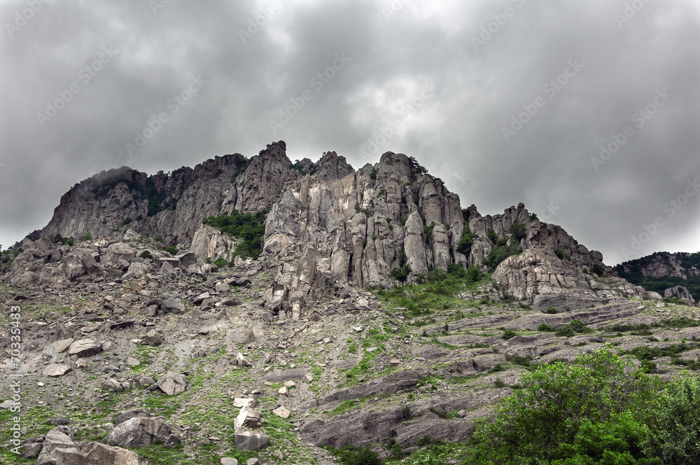 Гора Демерджи. Полуостров Крым
