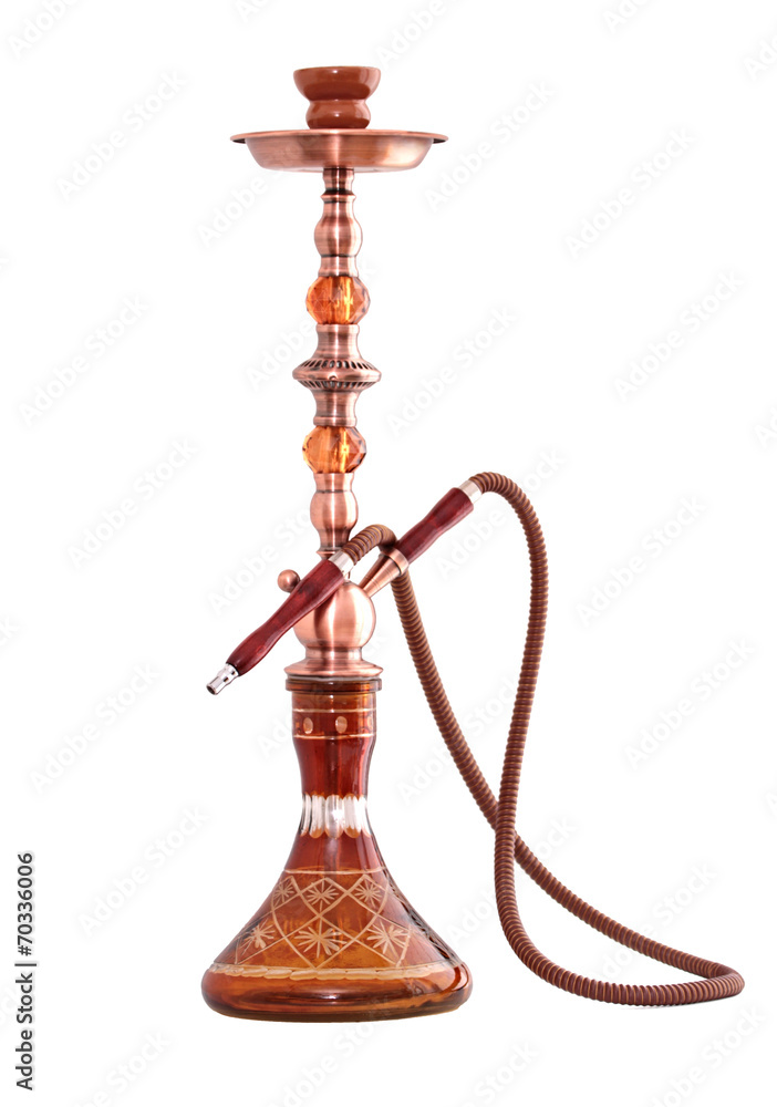 Hookah ( Water pipe ) isolated on a white background Hookah ( Water pipe ) isolated on a white background