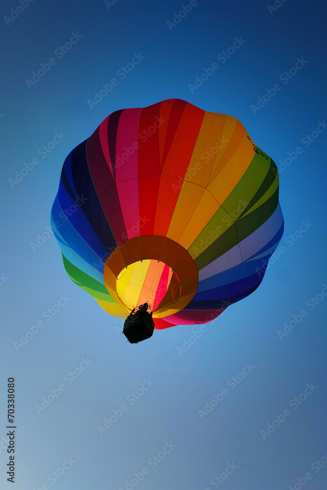 Fototapeta premium colorful hot air balloon in the sky 3